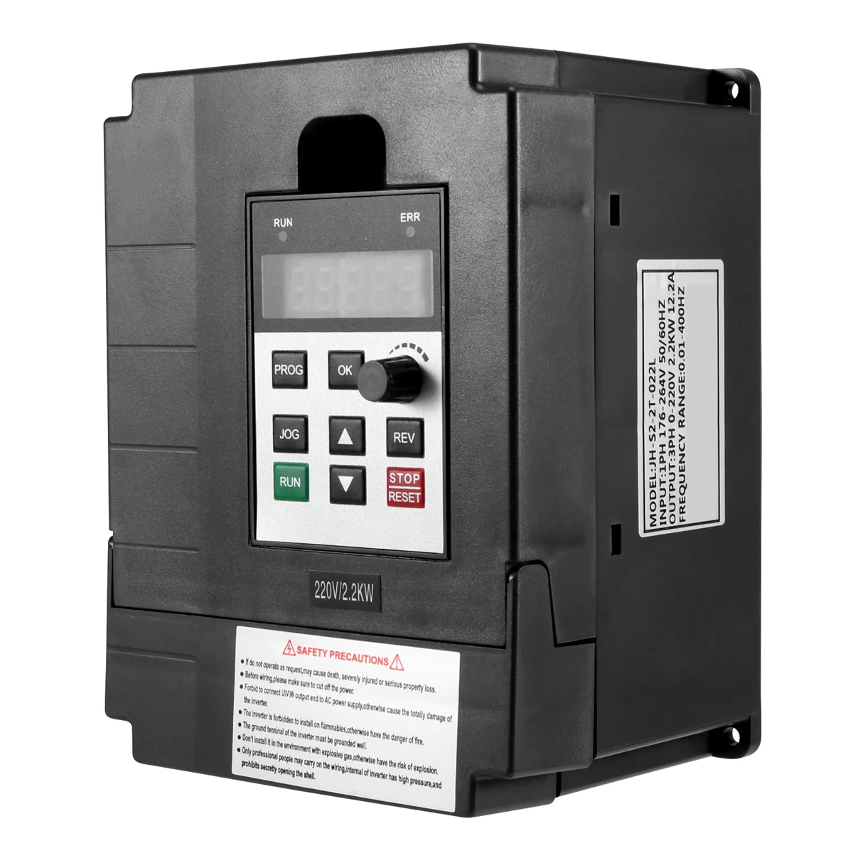 A22I 2.2KW 220V Variable Frequency Drive Inverter Single to 3 Phase CNC VFD Universal
A22I 2.2KW 220V Variable Frequency Drive Inverter Single to 3 Phase CNC VFD Universal