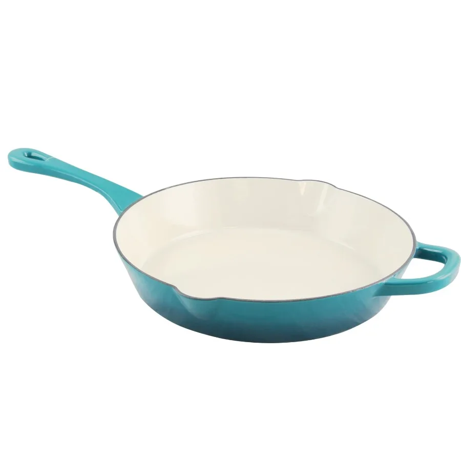 Crock Pot Artisan Enameled 12" Round Cast Iron Skillet in Teal Ombre
Crock Pot Artisan Enameled 12" Round Cast Iron Skillet in Teal Ombre