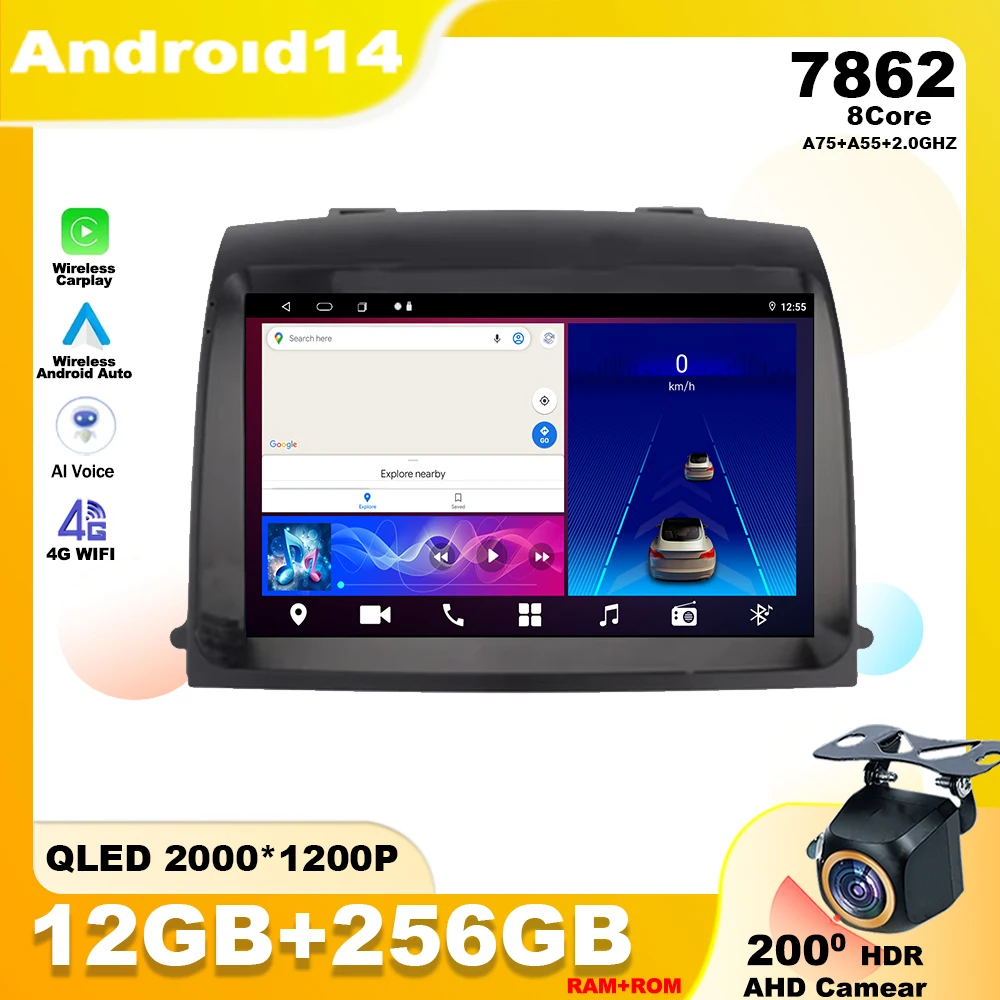 Android 14 Автомобильный радиоприемник с QLED-экраном Мультимедийные плееры GPS-навигатор Стерео для Toyota Sienna 2 XL20 2003-2010 Carplay Head Unit
Android 14 Автомобильный радиоприемник с QLED-экраном Мультимедийные плееры GPS-навигатор Стерео для Toyota Sienna 2 XL20 2003-2010 Carplay Head Unit