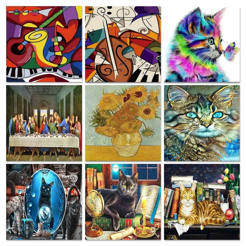 GATYZTORY Painting By Numbers Coloring Abstract Paint Canvas Picture Oil Painting By Number HandPainted For Adults Home Decor
GATYZTORY Painting By Numbers Coloring Abstract Paint Canvas Picture Oil Painting By Number HandPainted For Adults Home Decor