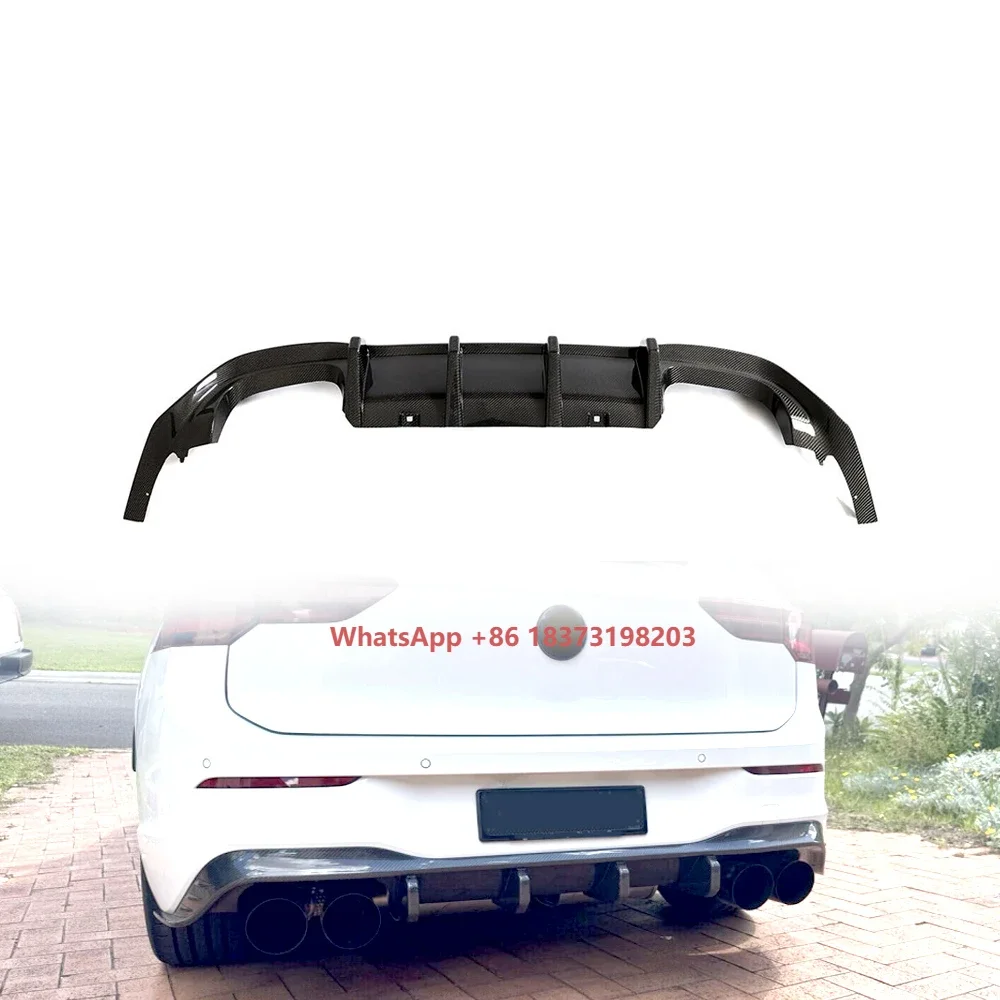 Carbon Fiber Rear Diffuser Lip Universal for VW Golf MK8 R 2021-2023
Carbon Fiber Rear Diffuser Lip Universal for VW Golf MK8 R 2021-2023