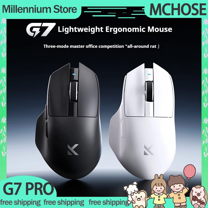 Mchose G7 Pro Gaming Mouse Lightweight 3mode Wireless Mouse Office Competitive All-Around Mouse Custom Computer Accessory Gifts
Mchose G7 Pro Gaming Mouse Lightweight 3mode Wireless Mouse Office Competitive All-Around Mouse Custom Computer Accessory Gifts