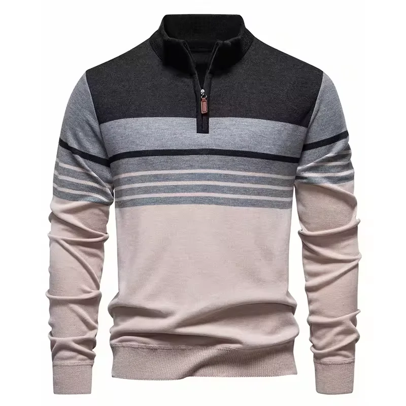 Mens Knit Sweater 1/4 Zip Pullover Men's Mock Collar Knitwear Casual Long Sleeve Sweaters Pullovers US Size
Mens Knit Sweater 1/4 Zip Pullover Men's Mock Collar Knitwear Casual Long Sleeve Sweaters Pullovers US Size