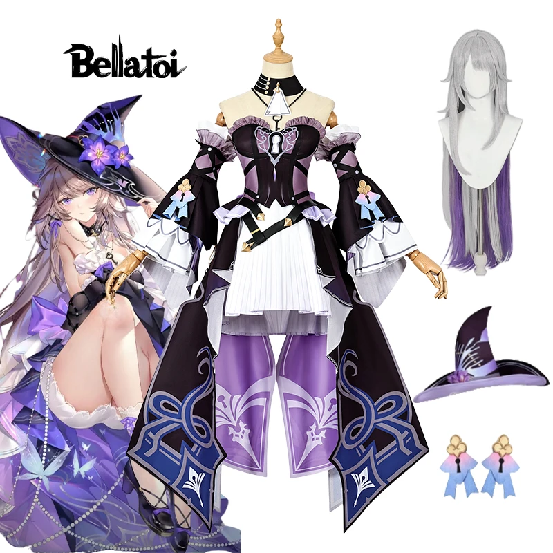 Honkai Star Rail Herta Anime Cosplay Costume for Women Halloween Party Outfit Wig Prop Set Anime Uniform Game Character Adult
Honkai Star Rail Herta Anime Cosplay Costume for Women Halloween Party Outfit Wig Prop Set Anime Uniform Game Character Adult