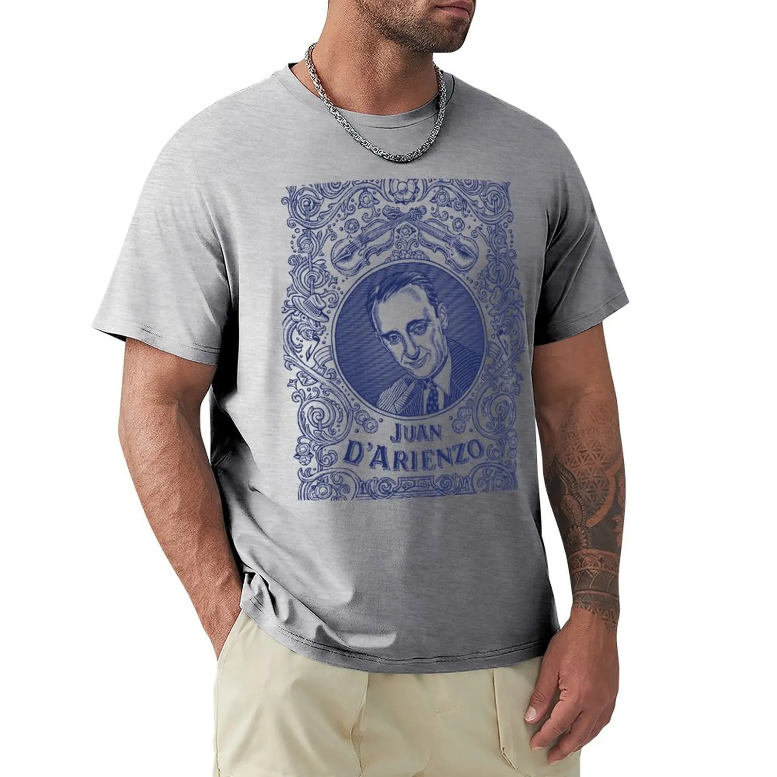 Juan d'Arienzo (in blue) T-Shirt tops oversized Short sleeve tee mens t shirts pack
Juan d'Arienzo (in blue) T-Shirt tops oversized Short sleeve tee mens t shirts pack