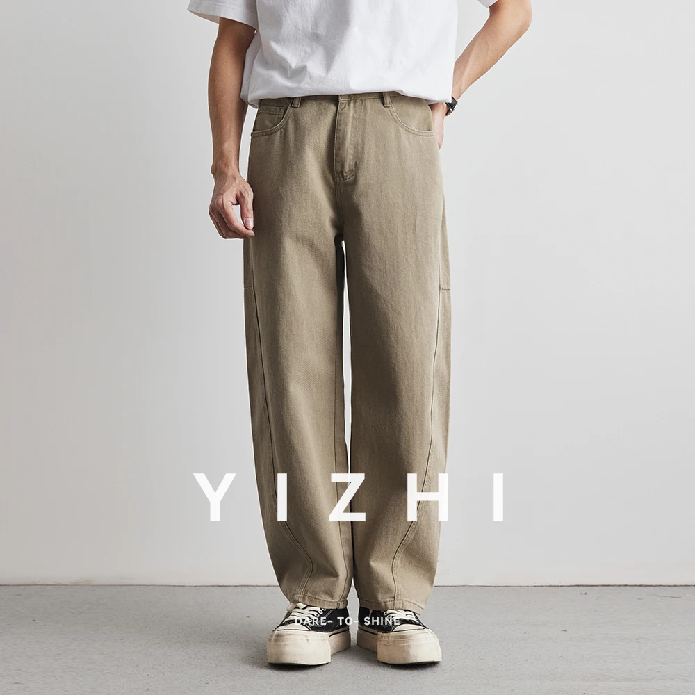 2025 Spring Autumn 100% Cotton Jeans Men's Loose Straight Wide Leg Pants Button Casual Pants Plus Size Jeans 29-36
2025 Spring Autumn 100% Cotton Jeans Men's Loose Straight Wide Leg Pants Button Casual Pants Plus Size Jeans 29-36