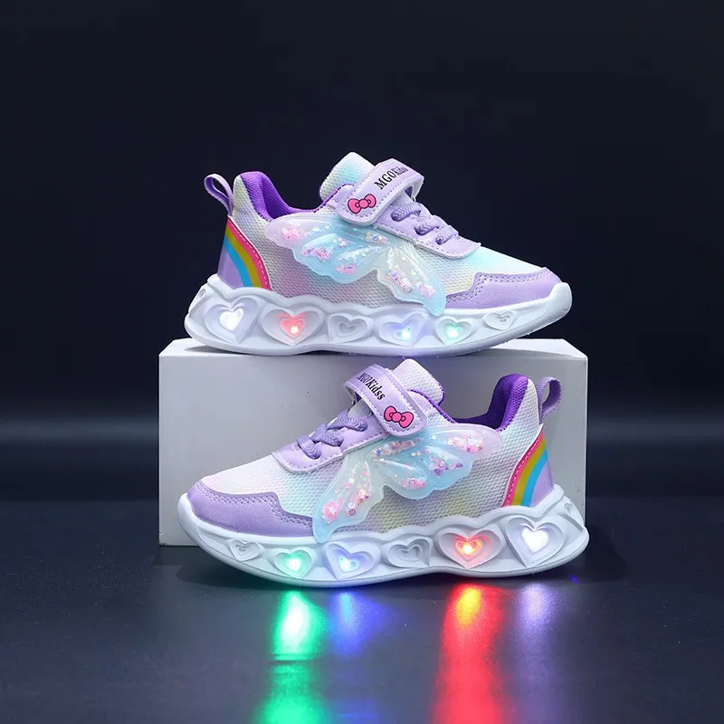 Kids'Casual Shoes PU Leather Led Light Fashion Spring Shoes For Girls Anti-slip Breathable Pink Purple Shoes Size 21-30
Kids'Casual Shoes PU Leather Led Light Fashion Spring Shoes For Girls Anti-slip Breathable Pink Purple Shoes Size 21-30