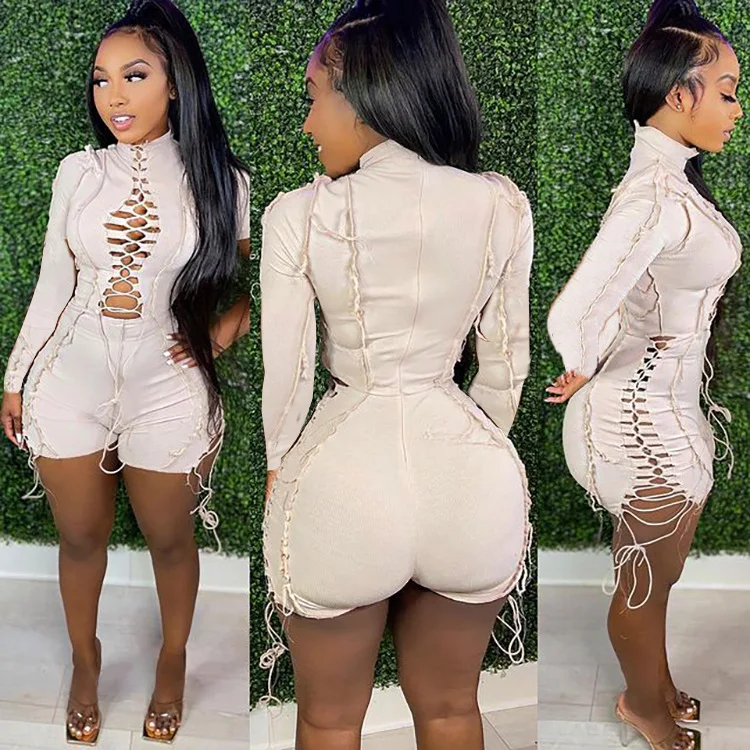 Jump Suits Women One Piece Full Sleeve Drawstring Overalls Short Pants Tight Waist Rompers Hollow Out Y2k Streetwear Sexy 2026
Jump Suits Women One Piece Full Sleeve Drawstring Overalls Short Pants Tight Waist Rompers Hollow Out Y2k Streetwear Sexy 2026