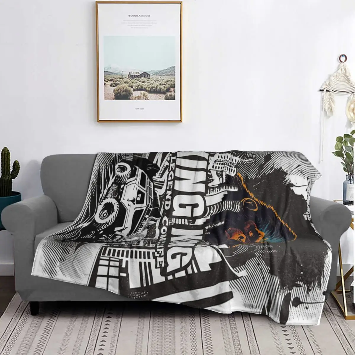 King Kong - A Legend Blankets Soft Warm Flannel Throw Blanket Cover for Bed Living room Picnic Travel Home Couch 
King Kong - A Legend Blankets Soft Warm Flannel Throw Blanket Cover for Bed Living room Picnic Travel Home Couch