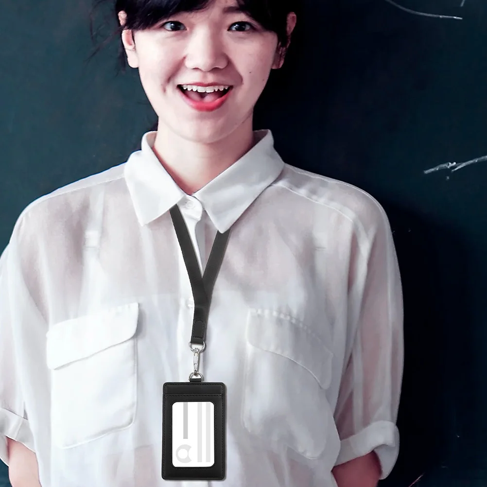 2Pcs Lightweight PU ID Cards Holder With Lanyard Portable ID Cover For Students Workers Nurses
2Pcs Lightweight PU ID Cards Holder With Lanyard Portable ID Cover For Students Workers Nurses