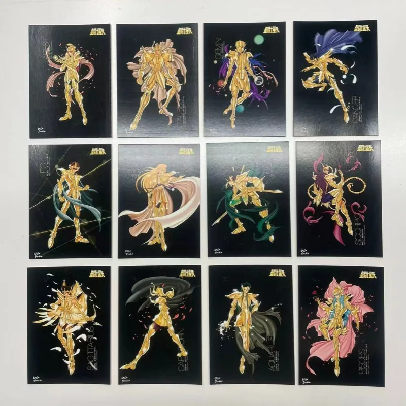 Saint Seiya Character Cards A set of 12 Postcards Knights of the Zodiac Gold Saints Mu Saga Aiolia Shaka Dokho Aiolos Milo Shura
Saint Seiya Character Cards A set of 12 Postcards Knights of the Zodiac Gold Saints Mu Saga Aiolia Shaka Dokho Aiolos Milo Shura