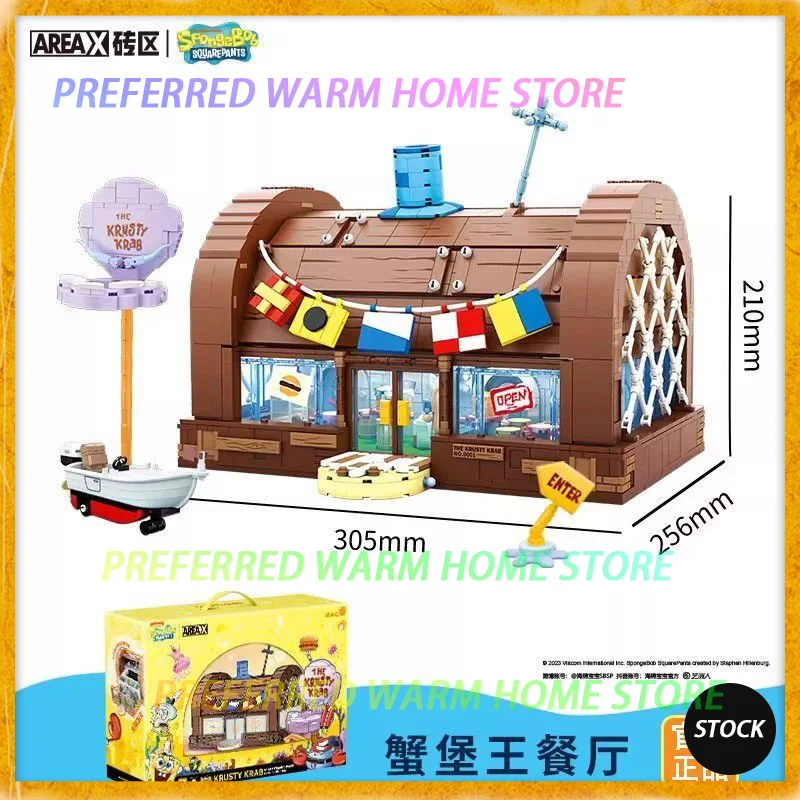 In Stock AREAX SpongeBob SquarePants Krusty Krab Building Block Assembling Toys Canteen Eugene H. Krabs Squidward Spongebob
In Stock AREAX SpongeBob SquarePants Krusty Krab Building Block Assembling Toys Canteen Eugene H. Krabs Squidward Spongebob
