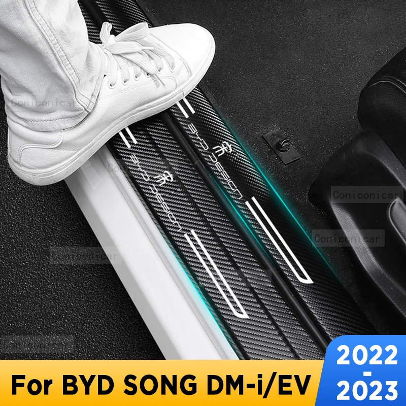 Car Door Sills Scuff Plate Threshold Protector Interior Imitation Carbon Fiber Sticker Accessories For BYD SONG DM-i EV 2022
Car Door Sills Scuff Plate Threshold Protector Interior Imitation Carbon Fiber Sticker Accessories For BYD SONG DM-i EV 2022