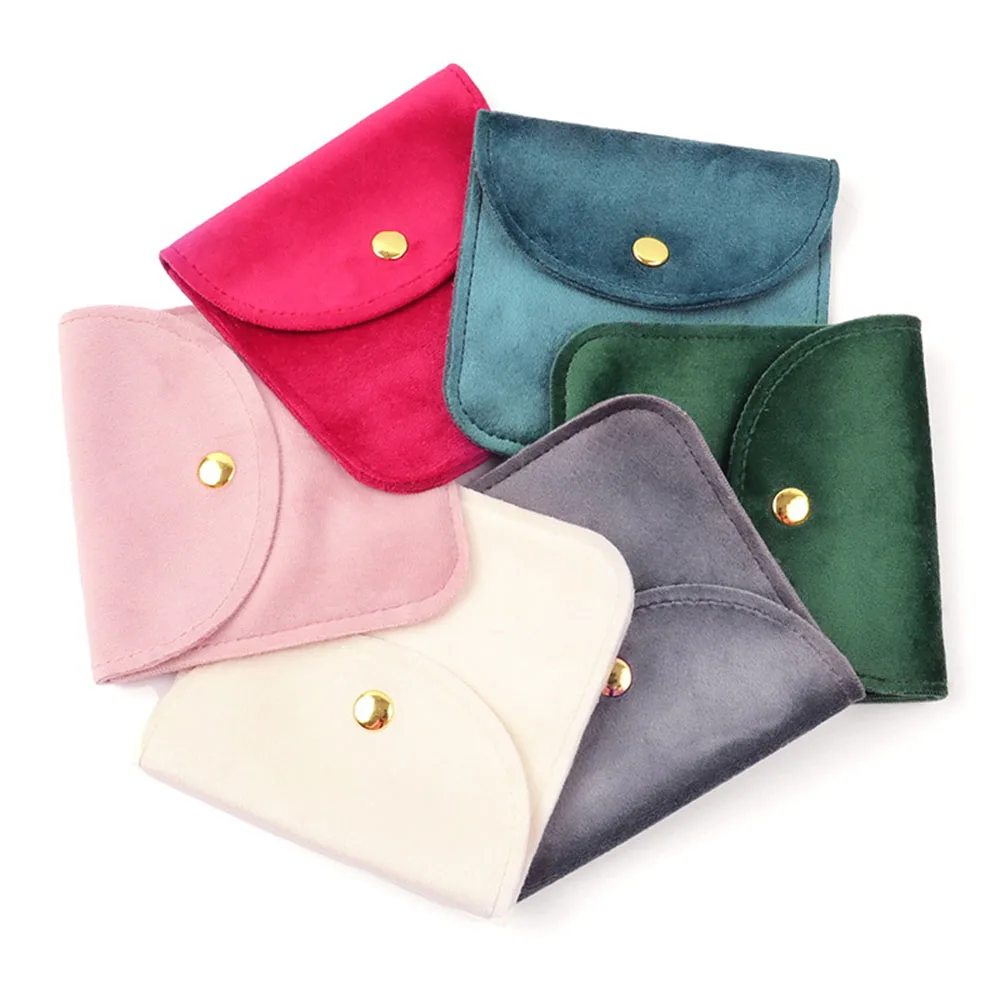 Jewellery Pouch Snap Button Soft Velvet Bag Envelope Jewelry Packaging Bag Wedding Gift Bracelet Necklace Earrings Rings Storage
Jewellery Pouch Snap Button Soft Velvet Bag Envelope Jewelry Packaging Bag Wedding Gift Bracelet Necklace Earrings Rings Storage