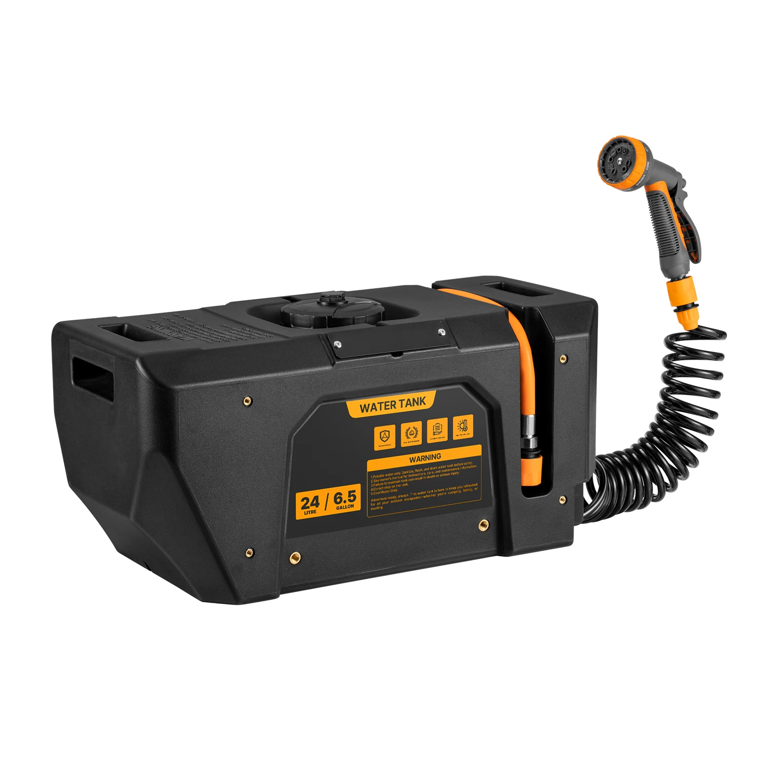 Quick Charge Pressurized Portable Water Tank 24L Battery Powered Outdoor Shower Kit for Camping Hiking 4X4 Offroad
Quick Charge Pressurized Portable Water Tank 24L Battery Powered Outdoor Shower Kit for Camping Hiking 4X4 Offroad