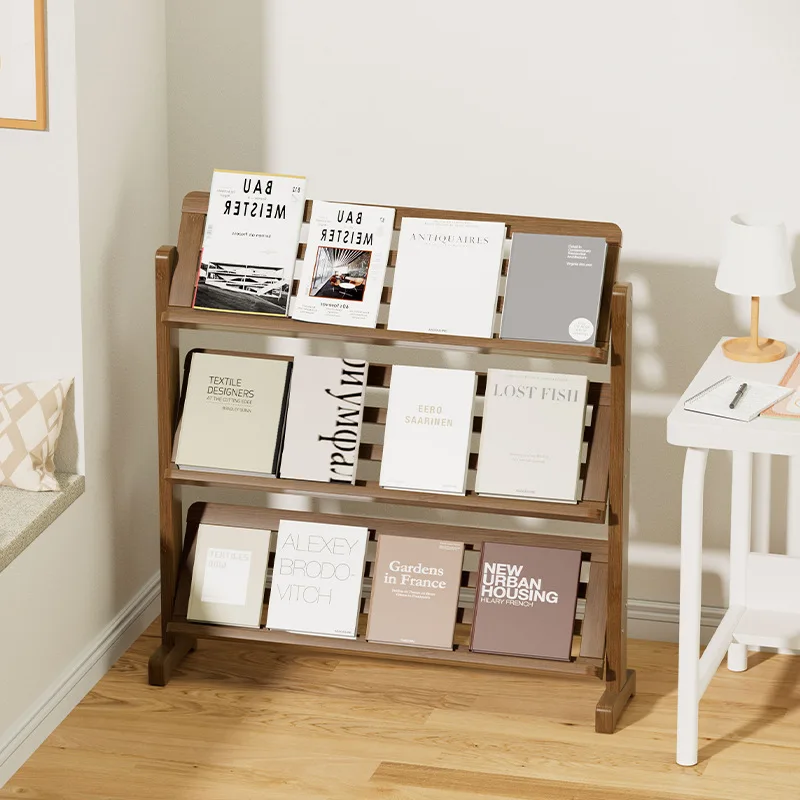 New model Bookshelf Floor-to-ceiling newspaper rack Shelf Living room ultra-thin magazine storage Office data display rack
New model Bookshelf Floor-to-ceiling newspaper rack Shelf Living room ultra-thin magazine storage Office data display rack