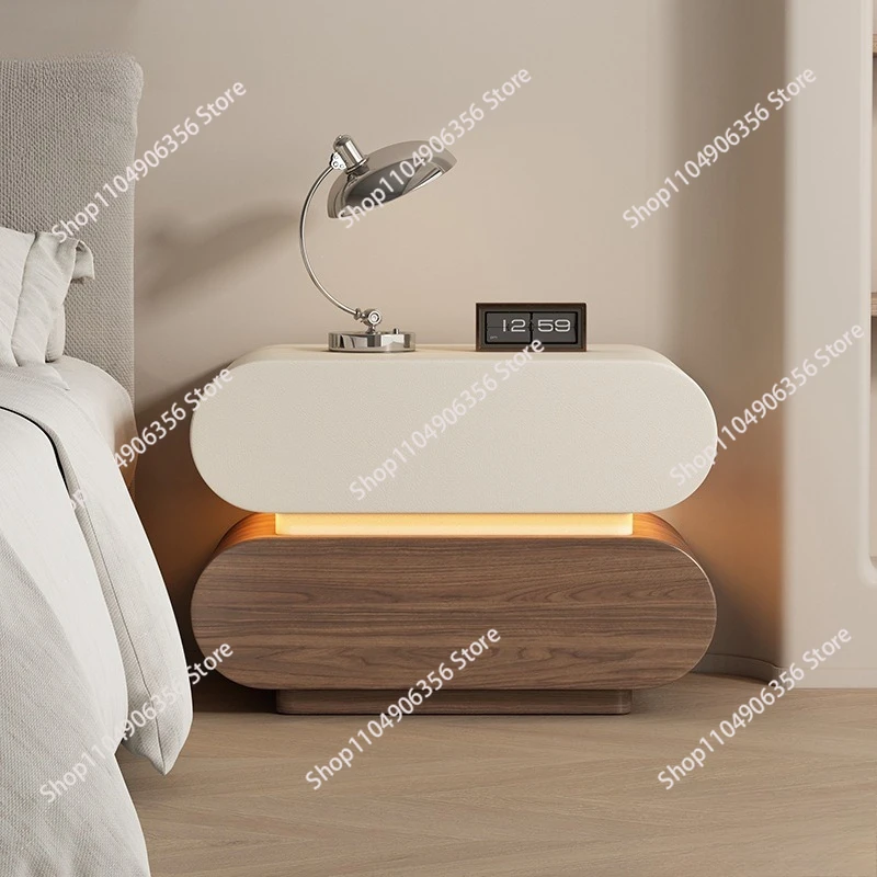 New cream wind installation-free solid wood bedside table simple modern bedroom storage locker bedside table
New cream wind installation-free solid wood bedside table simple modern bedroom storage locker bedside table