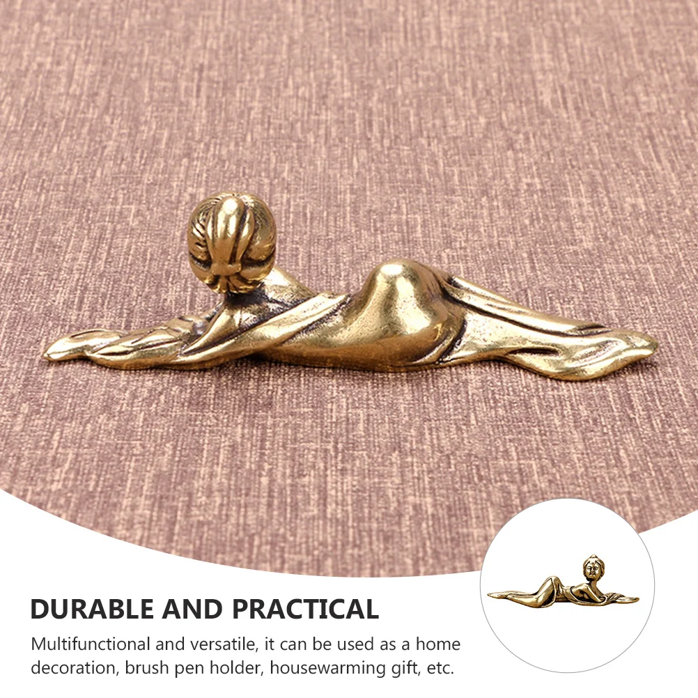 1pc Brass Paperweight Ornament Chinese Ancient Lady Sculpture Smooth Multi-Functional Desktop Decor For Office Home Study
1pc Brass Paperweight Ornament Chinese Ancient Lady Sculpture Smooth Multi-Functional Desktop Decor For Office Home Study
