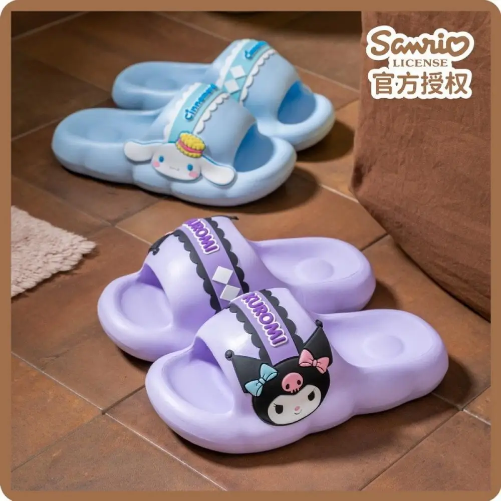 Anime Cinnamoroll Parent-Child Eva Slippers Sanrio Kawaii Kuromi Cute Summer Girls Female Summer Beach Outside Anti-Slip Sandals 
Anime Cinnamoroll Parent-Child Eva Slippers Sanrio Kawaii Kuromi Cute Summer Girls Female Summer Beach Outside Anti-Slip Sandals