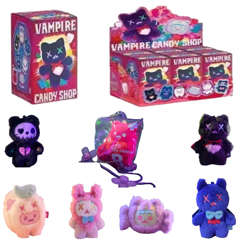 Hot Genuine Shinwoo Vampire Candy House Series Blind Box Kawaii Ghost Bear Keychain Pendant Toy Decoration Model Halloween Gift
Hot Genuine Shinwoo Vampire Candy House Series Blind Box Kawaii Ghost Bear Keychain Pendant Toy Decoration Model Halloween Gift