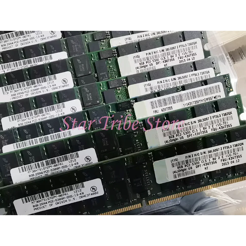 RAM For IBM X3850 X3950 M2 8GB DDR2 667 PC2-5300P 43V7356 43V7355 Server Memory
RAM For IBM X3850 X3950 M2 8GB DDR2 667 PC2-5300P 43V7356 43V7355 Server Memory