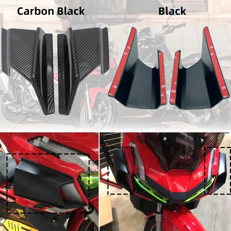 ABS Motorcycle Side Winglet Wind Fin Spoiler Front Fairing Protector Cover for HONDA ADV150 2019-2021,Motorcycle Accessories
ABS Motorcycle Side Winglet Wind Fin Spoiler Front Fairing Protector Cover for HONDA ADV150 2019-2021,Motorcycle Accessories