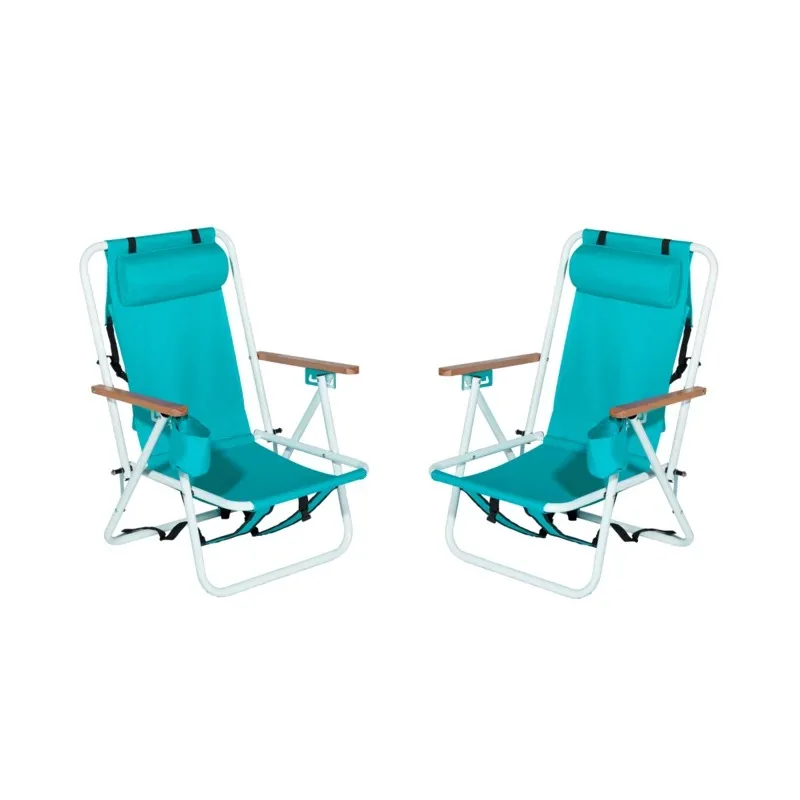 2 Pieces, Seat Height 7.9" Width 17.7" Depth 17.3" Mint Green, Steel Beach Chair, Steel Tube, Oxford Cloth, 120kg, 4-position Adjustment
2 Pieces, Seat Height 7.9" Width 17.7" Depth 17.3" Mint Green, Steel Beach Chair, Steel Tube, Oxford Cloth, 120kg, 4-position Adjustment