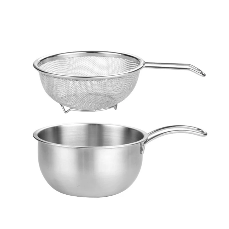 Dustproof Steel Vegetable and Fruit Strainer Colander Basket and Mixing Bowl Set with Handle for Quick Washing in Kitchen KXRE
Dustproof Steel Vegetable and Fruit Strainer Colander Basket and Mixing Bowl Set with Handle for Quick Washing in Kitchen KXRE
