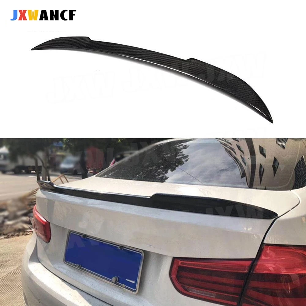 Задний спойлер JXWANCF для BMW 3 серии F30 F80 M3 320i 328i 335i 326D 2012-2018, спойлер из углеродного волокна, крышка багажника, отделка крыльев FRP
Задний спойлер JXWANCF для BMW 3 серии F30 F80 M3 320i 328i 335i 326D 2012-2018, спойлер из углеродного волокна, крышка багажника, отделка крыльев FRP