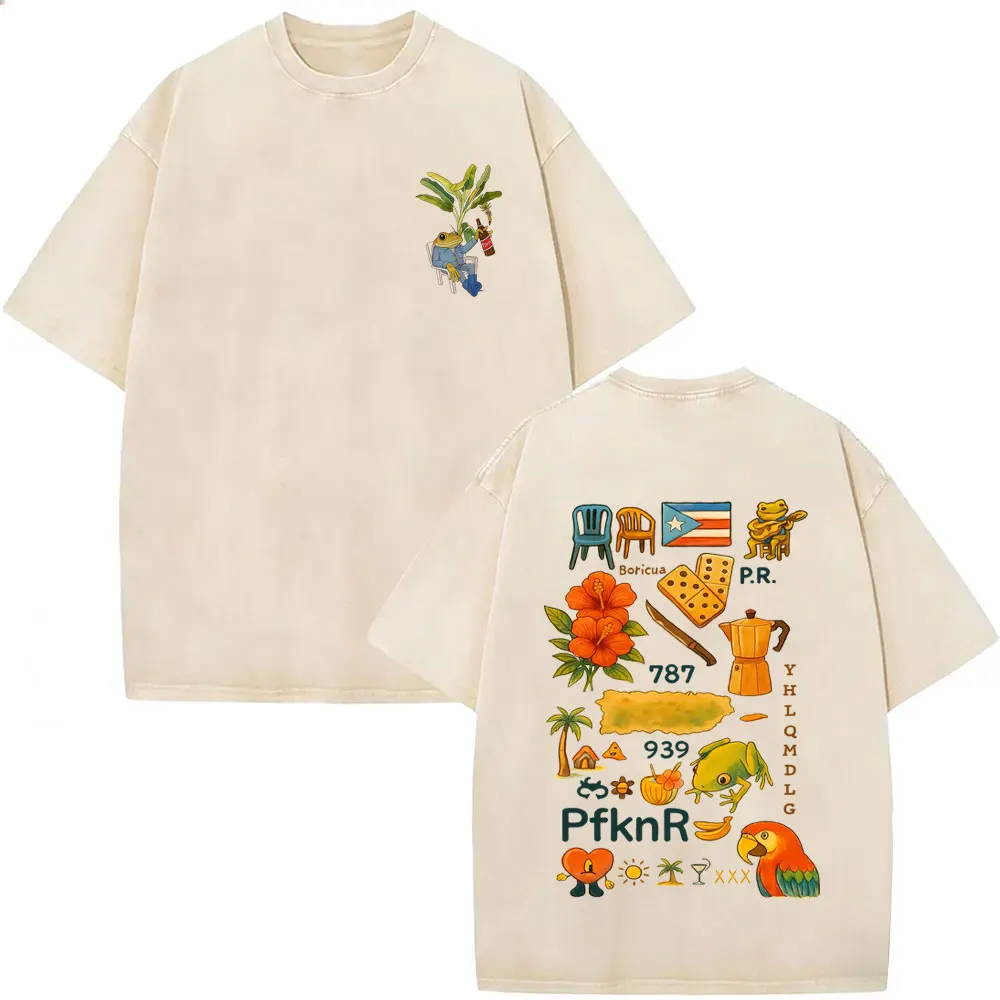 Washed Vintage Rapper Bad Bunny T-shirt Debi Tirar Mas Fotos DTMF T Shirts Men Fashion Hip Hop T-shirts Men's Retro Streetwear
Washed Vintage Rapper Bad Bunny T-shirt Debi Tirar Mas Fotos DTMF T Shirts Men Fashion Hip Hop T-shirts Men's Retro Streetwear