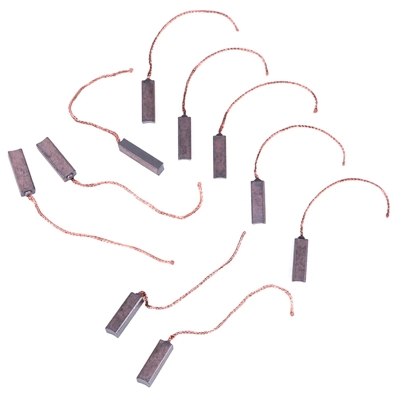 10 шт. угольных щеток для двигателя 4,5*6,5*20 мм, угольные щетки для регулятора
10 шт. угольных щеток для двигателя 4,5*6,5*20 мм, угольные щетки для регулятора