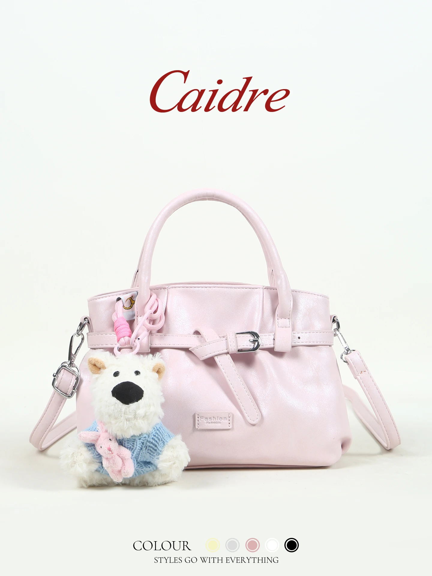 Caidre Doggies Cute Tote Bag Women's Birthday Gift Handbag Shoulder Bag Crossbody Bag Korean Style Pure Color PU Leather
Caidre Doggies Cute Tote Bag Women's Birthday Gift Handbag Shoulder Bag Crossbody Bag Korean Style Pure Color PU Leather