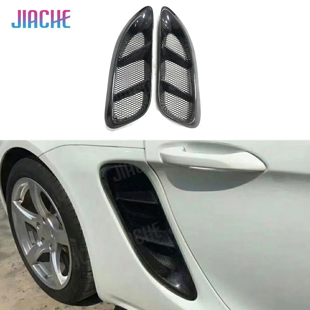 Carbon Fiber Rear Fender Side Air Vent Outlet Trim Mesh Grill Covers for Porsche Boxster Cayman 718 2016-2019 Car Accessories
Carbon Fiber Rear Fender Side Air Vent Outlet Trim Mesh Grill Covers for Porsche Boxster Cayman 718 2016-2019 Car Accessories