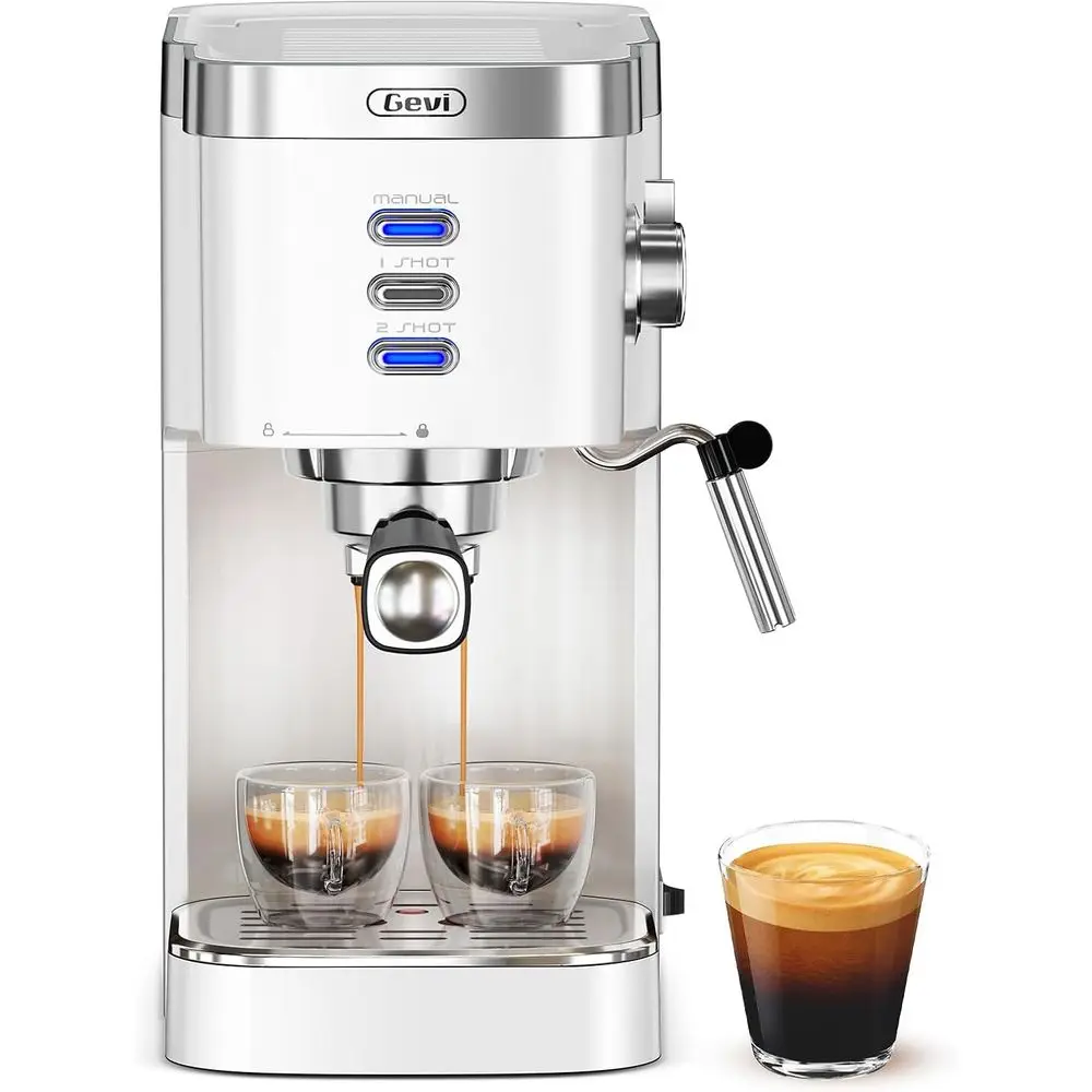Proional hine 20 Bar, Compact Latte & puccino hine with Milk rother Steam Wand, Adjustable Shot Volume, White (Ideal Git Choice)
Proional hine 20 Bar, Compact Latte & puccino hine with Milk rother Steam Wand, Adjustable Shot Volume, White (Ideal Git Choice)