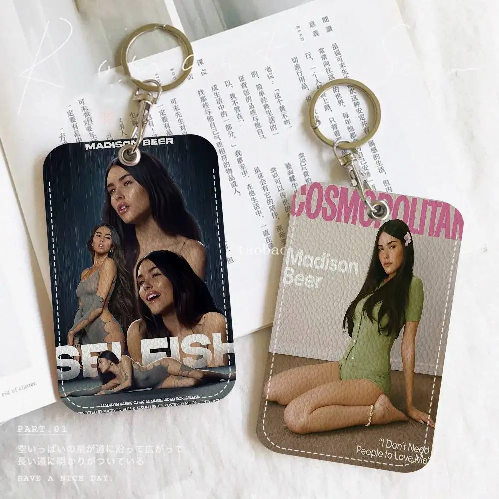 1pc American Female Singer M-Madison Beer Bank Card,Subway, Bus Card Holder Keychain Key Ring Door Access Tags ID Card Case
1pc American Female Singer M-Madison Beer Bank Card,Subway, Bus Card Holder Keychain Key Ring Door Access Tags ID Card Case