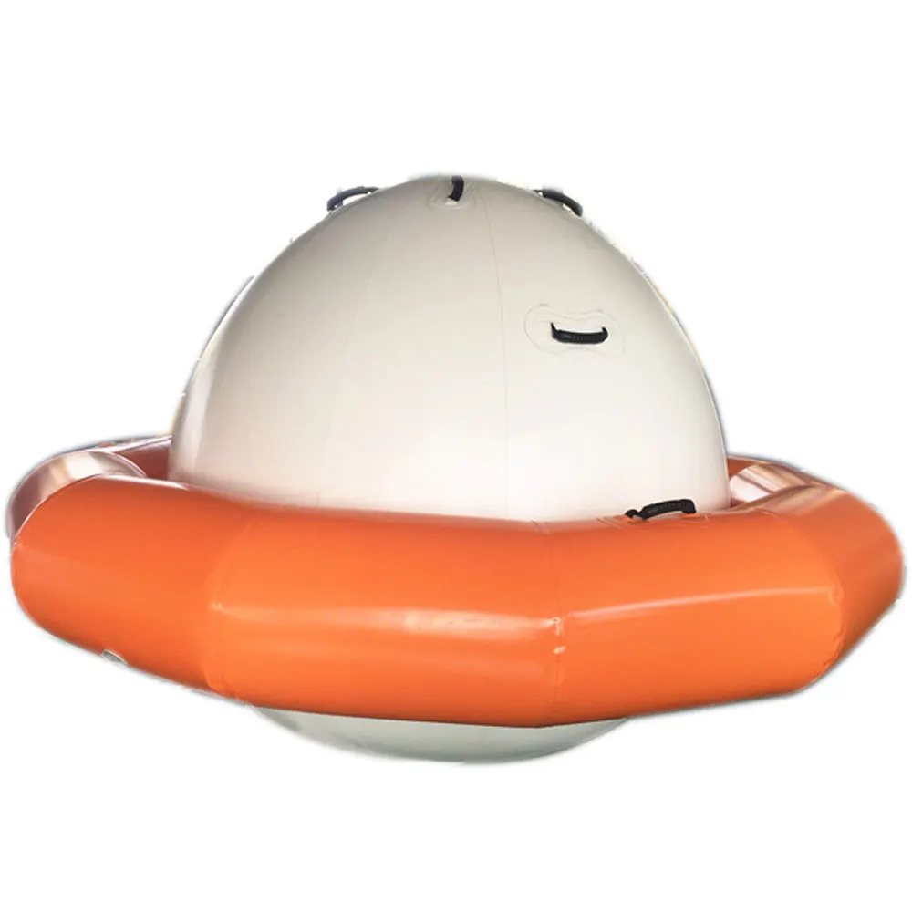 Floating Sports Inflatable Saturn Boat Water Toy Planet Saturn Water Park Rotation Floating Water Games