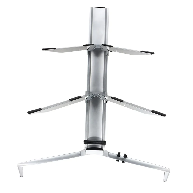 Aluminium Alloy Musical Rack Holder Double 2 Tier Spider Pro Keyboard Stand Electronic Piano Keyboard Stand
Aluminium Alloy Musical Rack Holder Double 2 Tier Spider Pro Keyboard Stand Electronic Piano Keyboard Stand