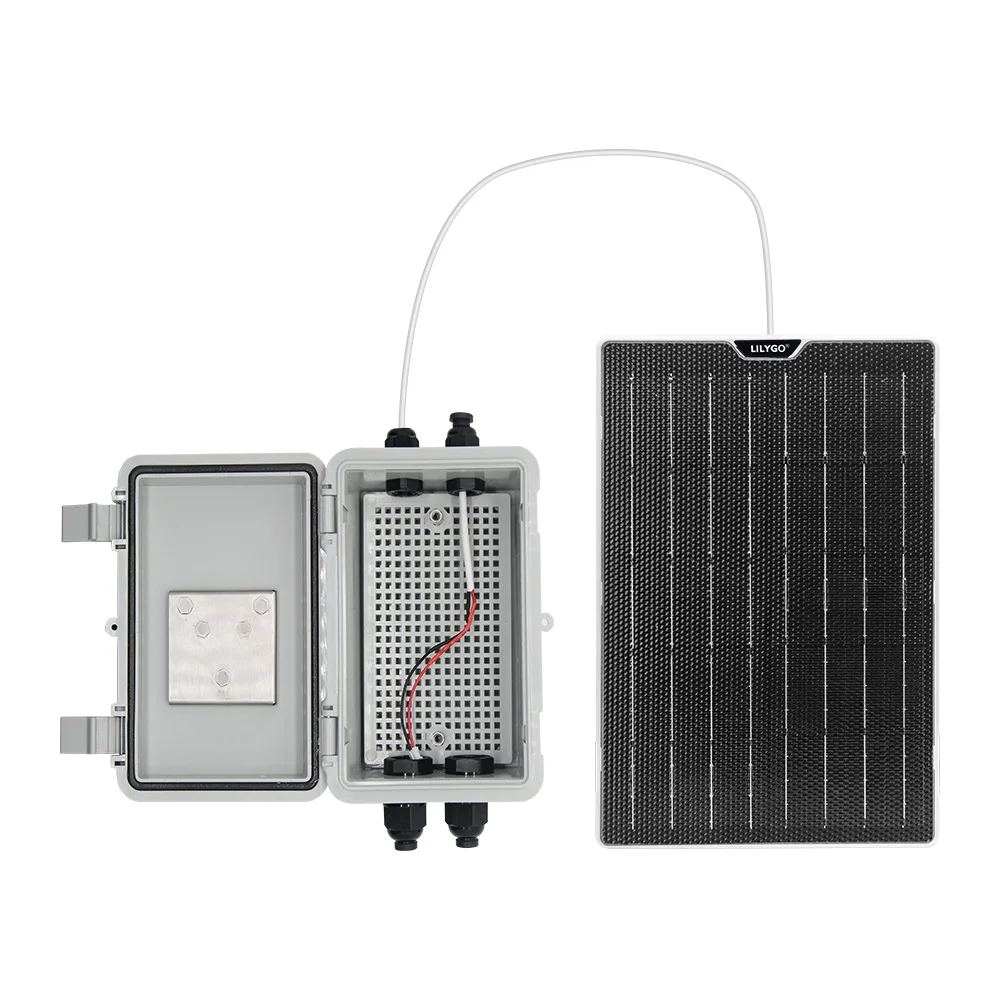 Комплект T-Solar: система расширения уличной солнечной зарядки мощностью 5,4 Вт для платы разработки Интернета вещей
Комплект T-Solar: система расширения уличной солнечной зарядки мощностью 5,4 Вт для платы разработки Интернета вещей