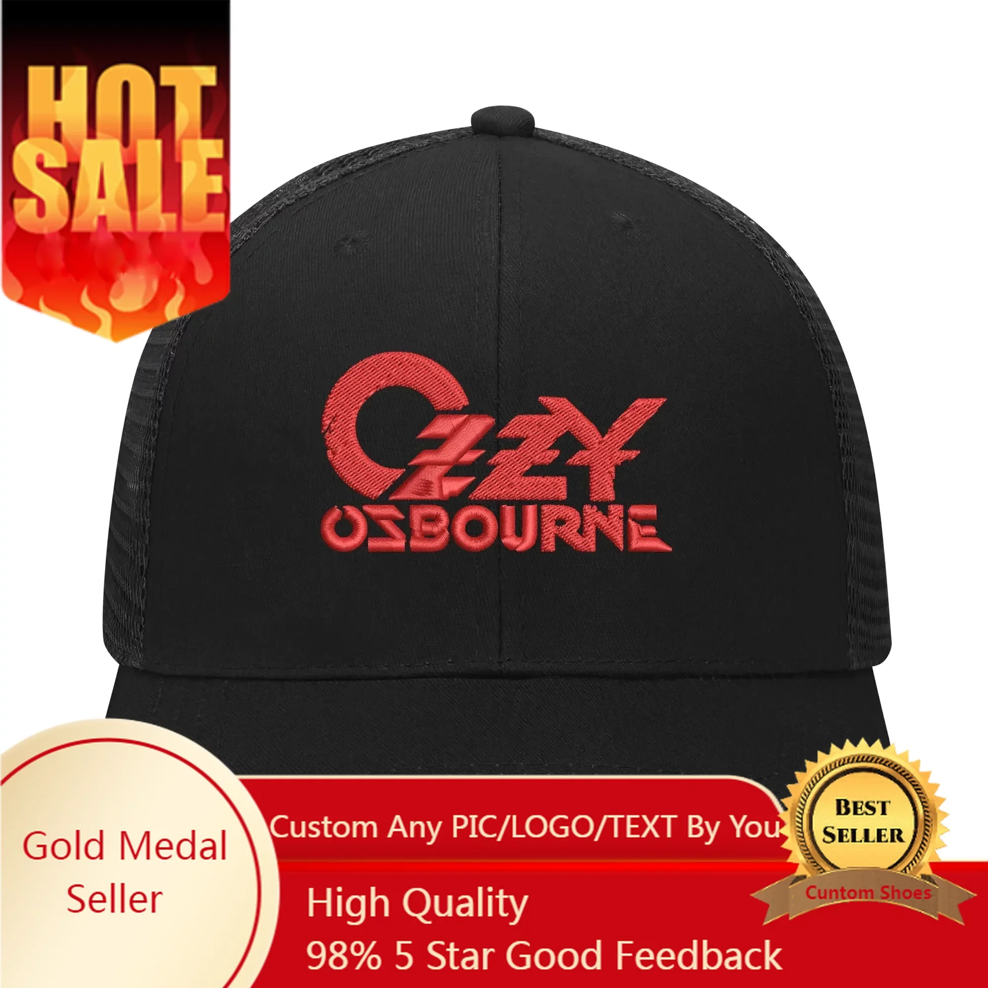 Ozzy Rock Singer Osbourne Logo Embroidery Hat Mens Womens Sports Baseball Hats Hip Hop Mesh Cap Summer Custom Caps
Ozzy Rock Singer Osbourne Logo Embroidery Hat Mens Womens Sports Baseball Hats Hip Hop Mesh Cap Summer Custom Caps