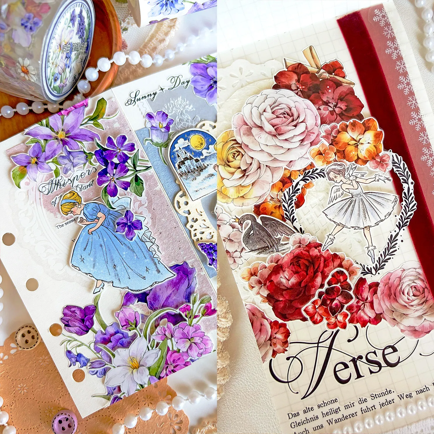 Washi Pet Tape Roll New Pre Cut Flower Overture Pansy Huazhang Feiqing Retro Journal Sticker High Value Leaf
Washi Pet Tape Roll New Pre Cut Flower Overture Pansy Huazhang Feiqing Retro Journal Sticker High Value Leaf