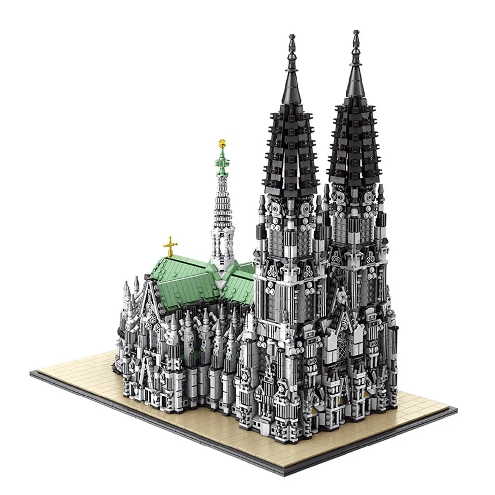 IN STOCK MOC Medieval Cologne Cathedral Building Blocks Bricks Assembling Construction Model Toys for Children Birthday Gift Set
IN STOCK MOC Medieval Cologne Cathedral Building Blocks Bricks Assembling Construction Model Toys for Children Birthday Gift Set