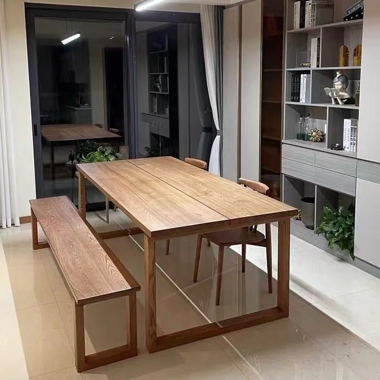 Nordic original ash wood dining table modern simple rectangular dining
Nordic original ash wood dining table modern simple rectangular dining