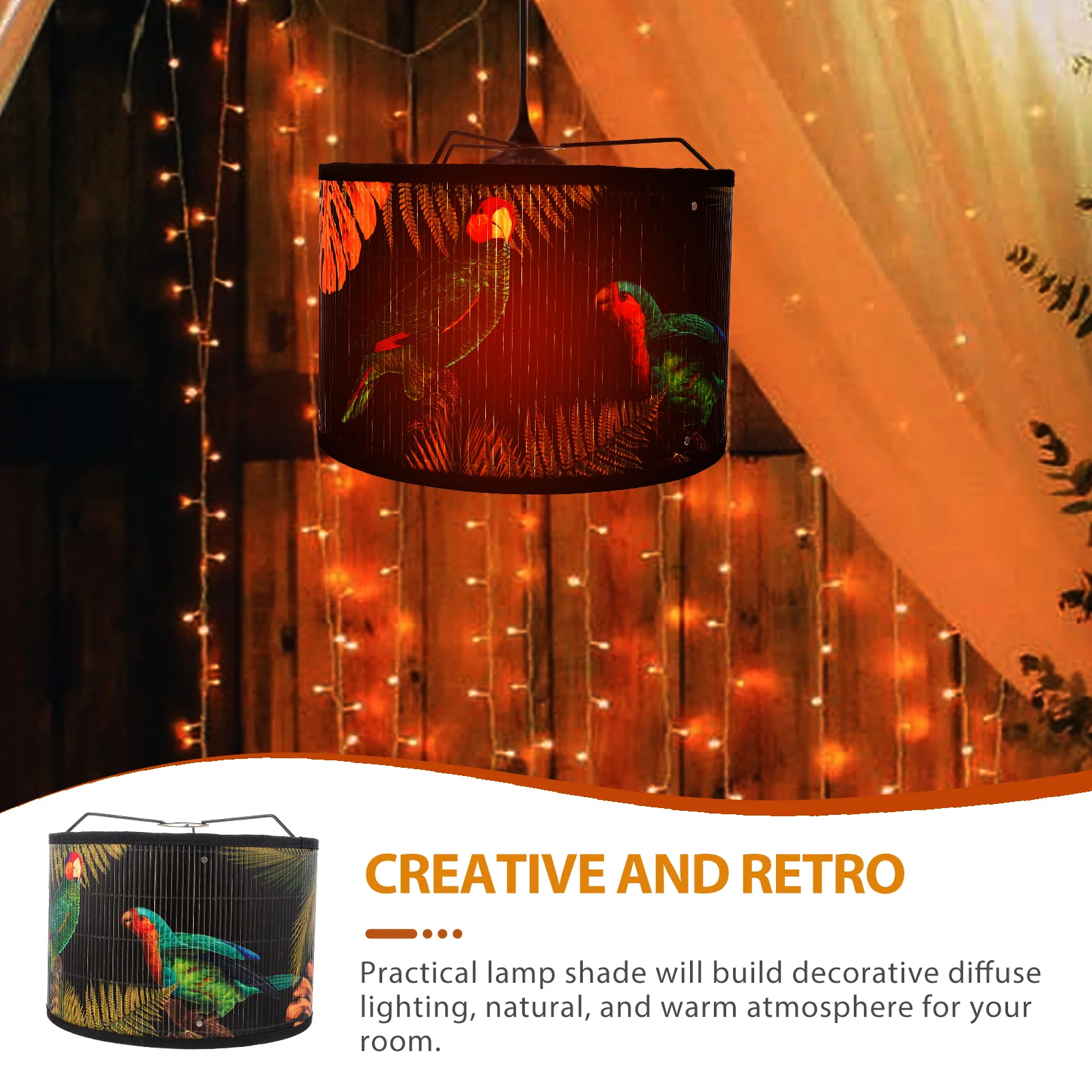 Bamboo Lampshade Chandelier Retro Home Decor Pendant Cover Dustproof Ceiling Lamp Cover For Bedroom Living Room Dining Room
Bamboo Lampshade Chandelier Retro Home Decor Pendant Cover Dustproof Ceiling Lamp Cover For Bedroom Living Room Dining Room