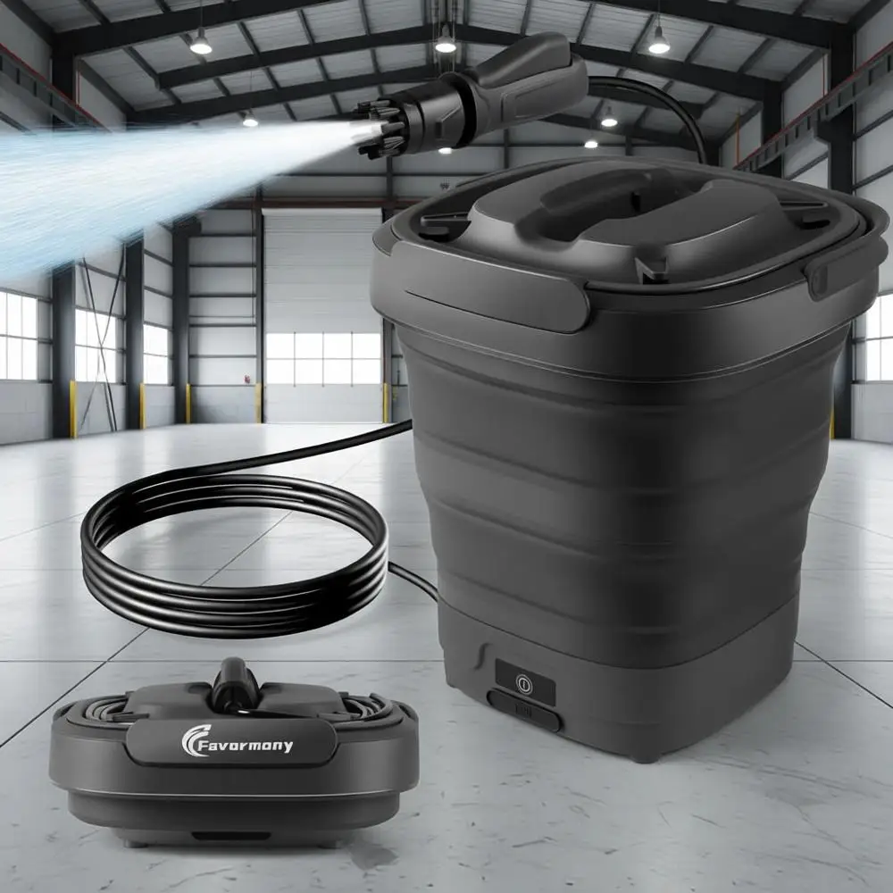 oldable Electric-Prure-Washer w/3.2Gal Tank, Max 290PSI, Water Prure Washer 10T Hose or Outdoor Indoor Cleaning, Pet Cleaning, T
oldable Electric-Prure-Washer w/3.2Gal Tank, Max 290PSI, Water Prure Washer 10T Hose or Outdoor Indoor Cleaning, Pet Cleaning, T