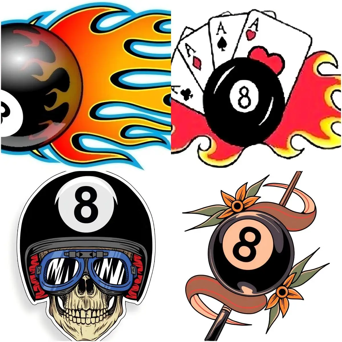 FLAMING 8 BALL STICKER BUMPER LAPTOP TOOLBOX Waterproof Decal Laptop Trunk Custom Window Scratch-proof Trunk
FLAMING 8 BALL STICKER BUMPER LAPTOP TOOLBOX Waterproof Decal Laptop Trunk Custom Window Scratch-proof Trunk