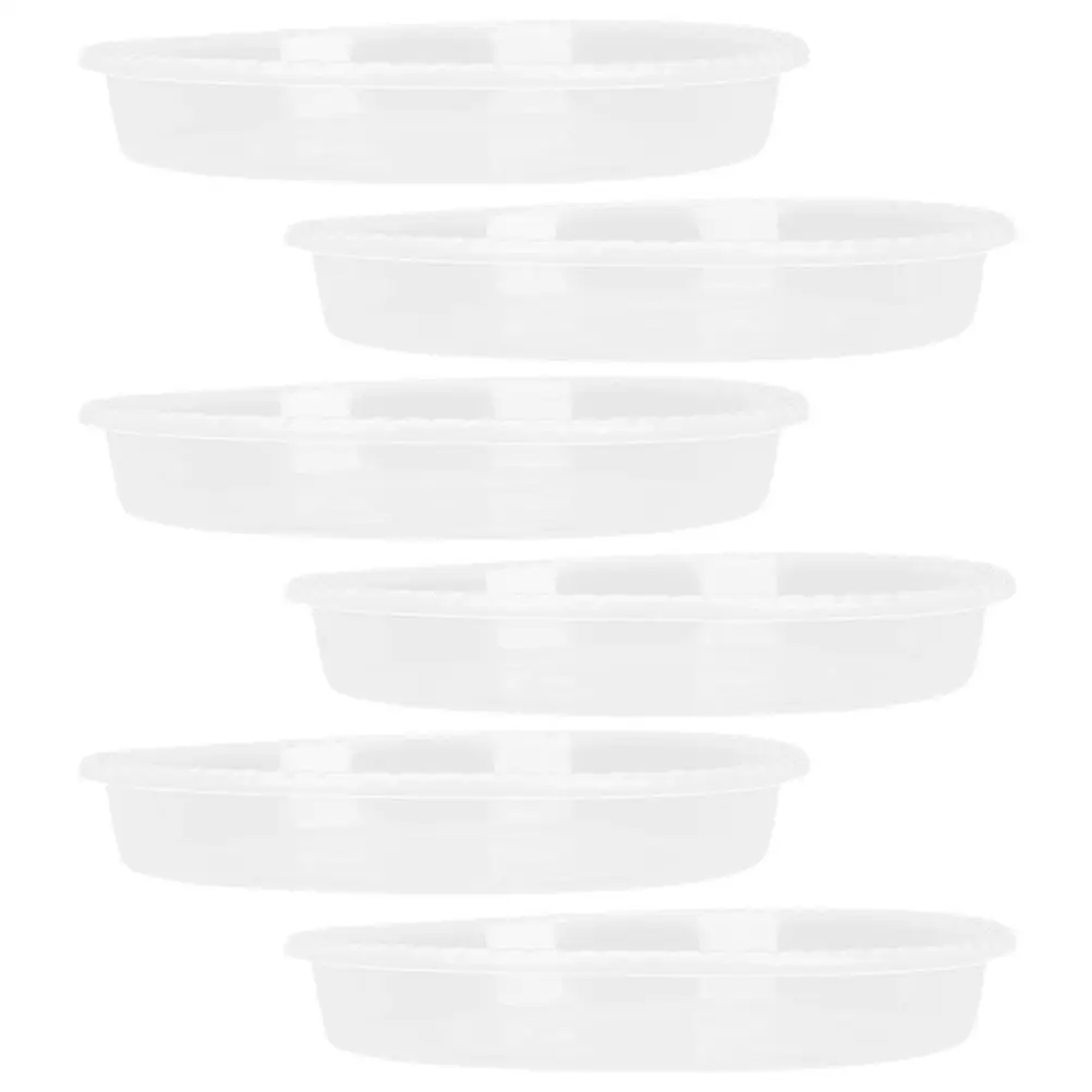 6 Pcs Flower Pot Tray Transparent Circular Water Collector for Plants 10 Inch Plastic Saucer Planter Base
6 Pcs Flower Pot Tray Transparent Circular Water Collector for Plants 10 Inch Plastic Saucer Planter Base