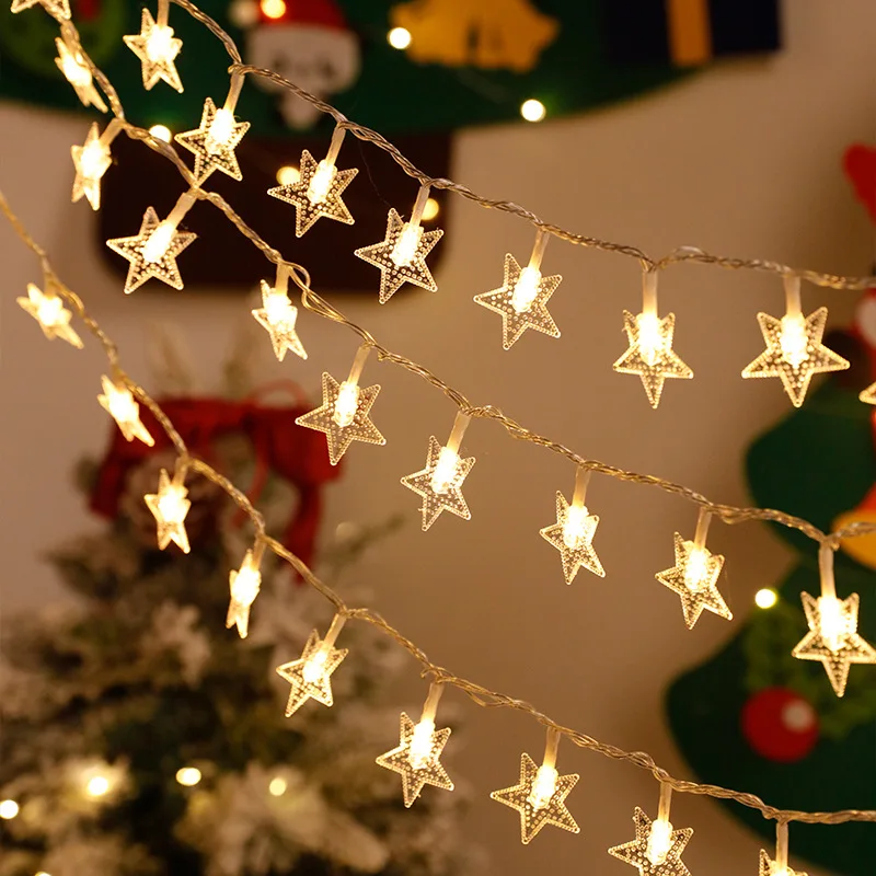 Battery Power Star String Lights Led Fairy Light Christmas Garland New Year Wedding Party Camping Home Ramadan Decoration 2025
Battery Power Star String Lights Led Fairy Light Christmas Garland New Year Wedding Party Camping Home Ramadan Decoration 2025