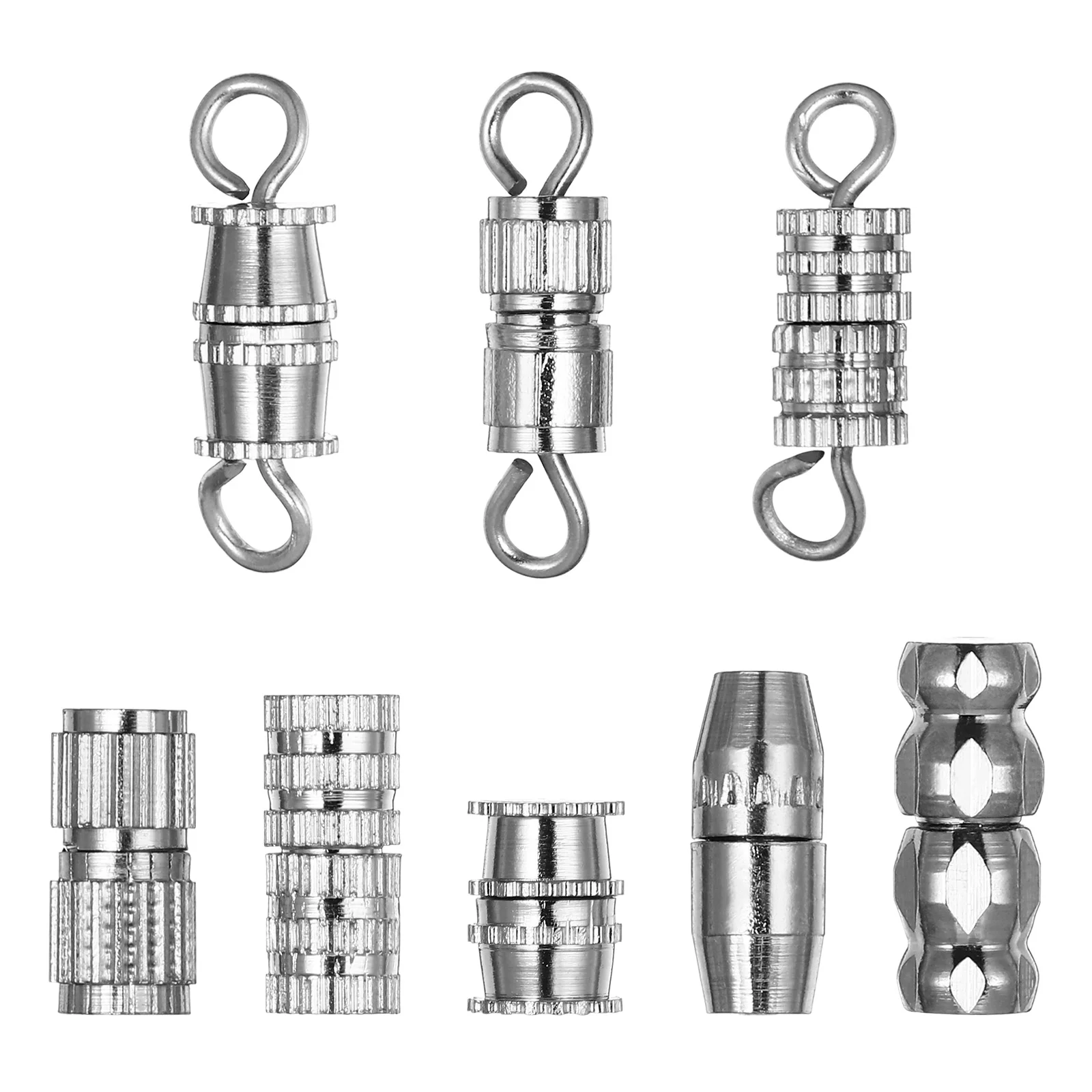 40 Pcs Brass Screw Fasteners for Jewelry Making Pieces Bracelet Clasps DIY Supplies Connector Charms Copper Extender Pearl
40 Pcs Brass Screw Fasteners for Jewelry Making Pieces Bracelet Clasps DIY Supplies Connector Charms Copper Extender Pearl