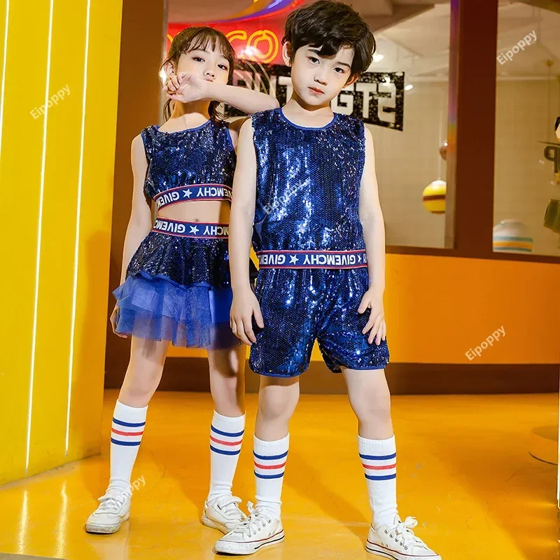 Stage Costume Kids Jazz Dance Clothes Sequin Dance Performance Clothing Boys Competition
Stage Costume Kids Jazz Dance Clothes Sequin Dance Performance Clothing Boys Competition