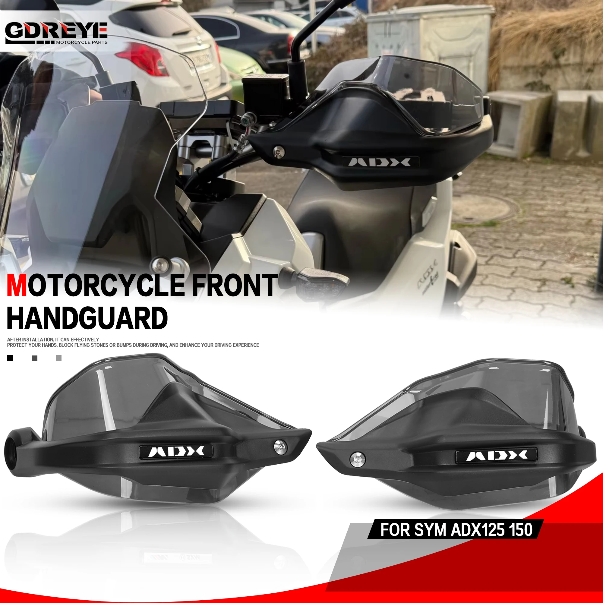 For SYM ADX125 ADX150 ADXTG 150 Motorcycle ADX 125 Handguards Handlebar Guards Windshiel Protective Cover Lever Protector
For SYM ADX125 ADX150 ADXTG 150 Motorcycle ADX 125 Handguards Handlebar Guards Windshiel Protective Cover Lever Protector